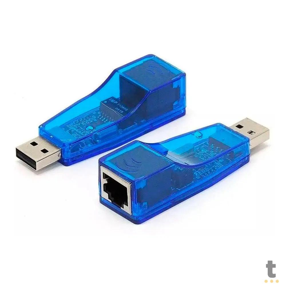 Adaptador Usb Para Rj45 10/100 (Placa De Rede Usb) It Blue - LE-5572 Truedata