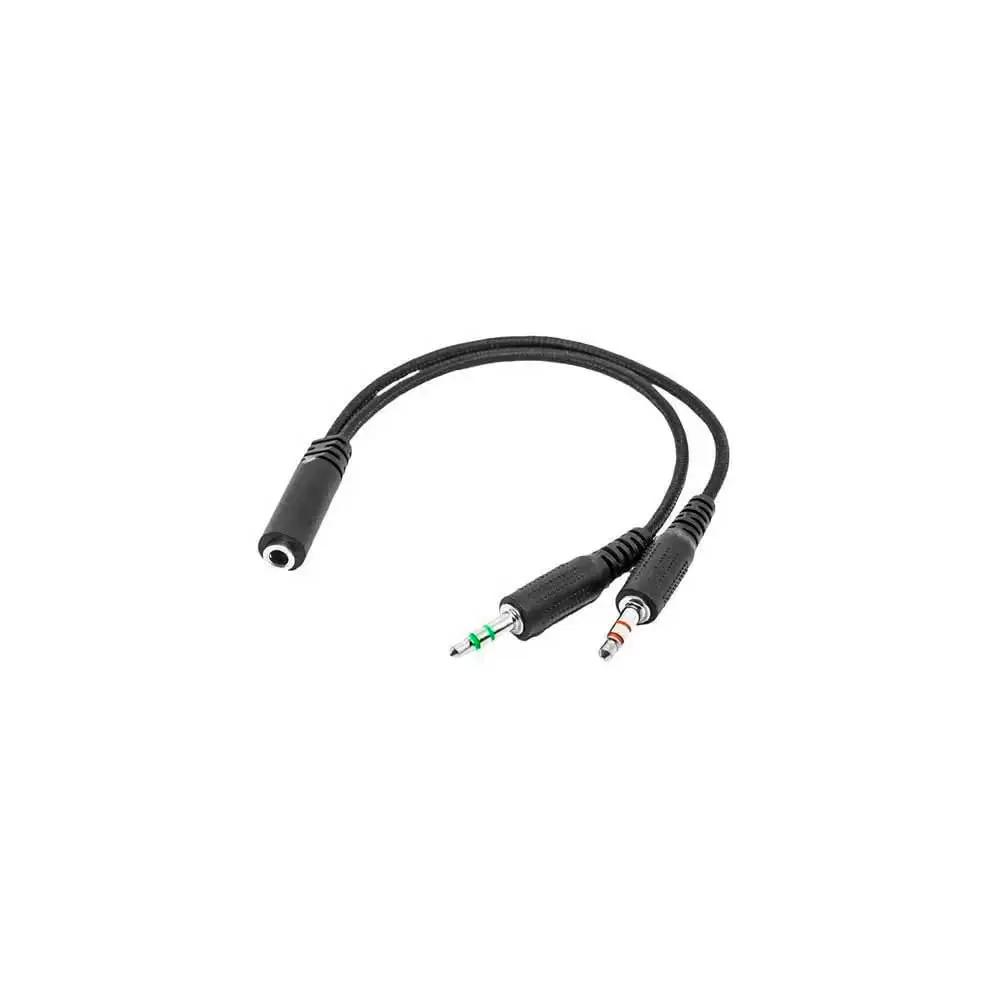 Adaptador de Som P3 Para P2 Multilaser Preto - WI410 Truedata