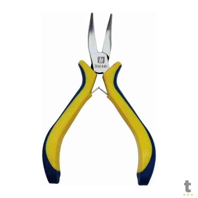 Alicate Bico Longo Curvo 125MM 5" HK-500 Cabo Emborrachado - 14359 Truedata