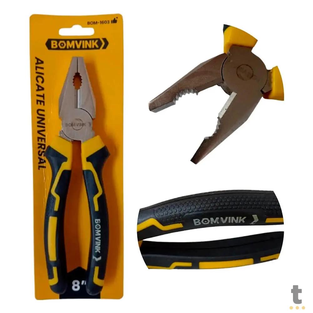Alicate Universal Profissional 8'' BomVink - BOM-1603 Truedata