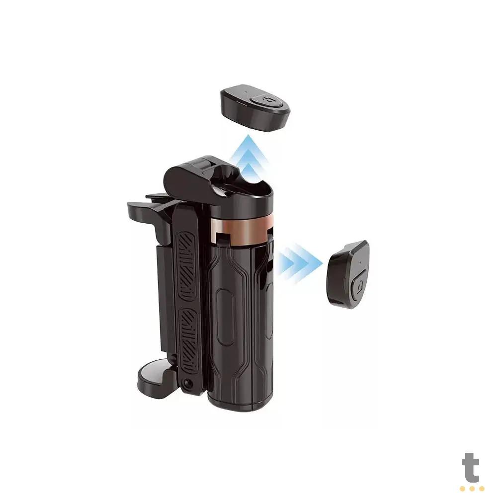 Bastão de Selfie / Tripe Com Controle Remoto Rotação 360º Tomate - MZP-307 Truedata