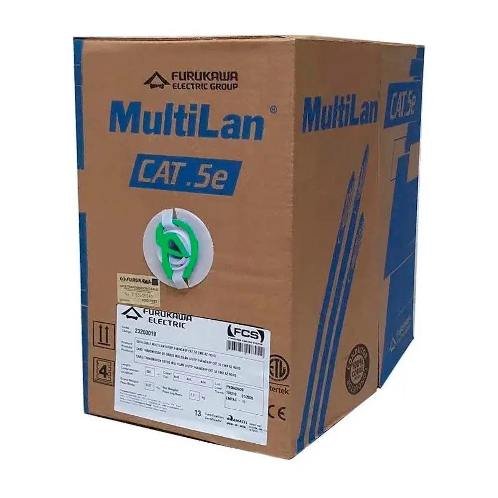 Cabo De Rede Cat5e Furukawa Multilan Azul - Venda por Metros Truedata