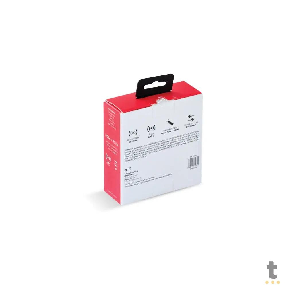 Cabo de Áudio P2 Macho x Macho 2mt PCYes - P35M-2 Truedata