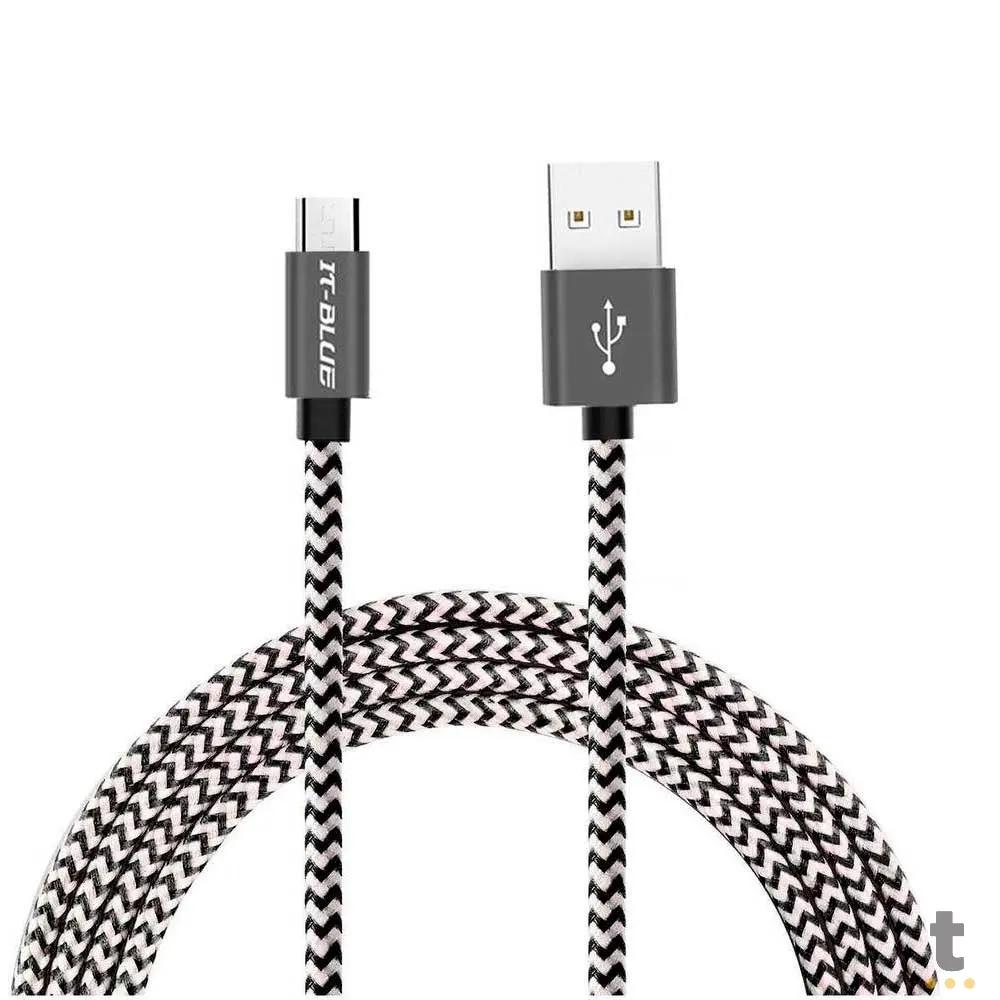 Cabo de Dados USB Tipo C IT-Blue 2.4A 1m - LE-12110C Truedata