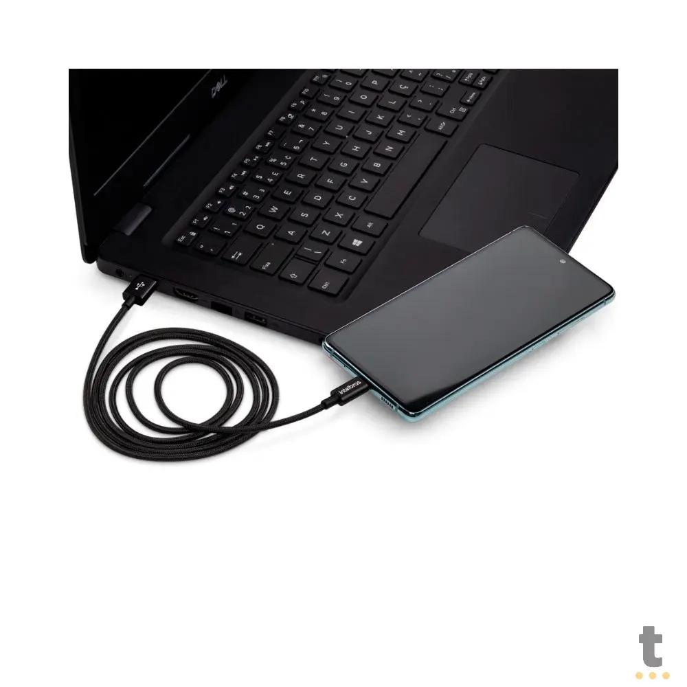 Cabo de Dados USB Tipo C Intelbras 3A 1,5m Preto - 4830076 Truedata