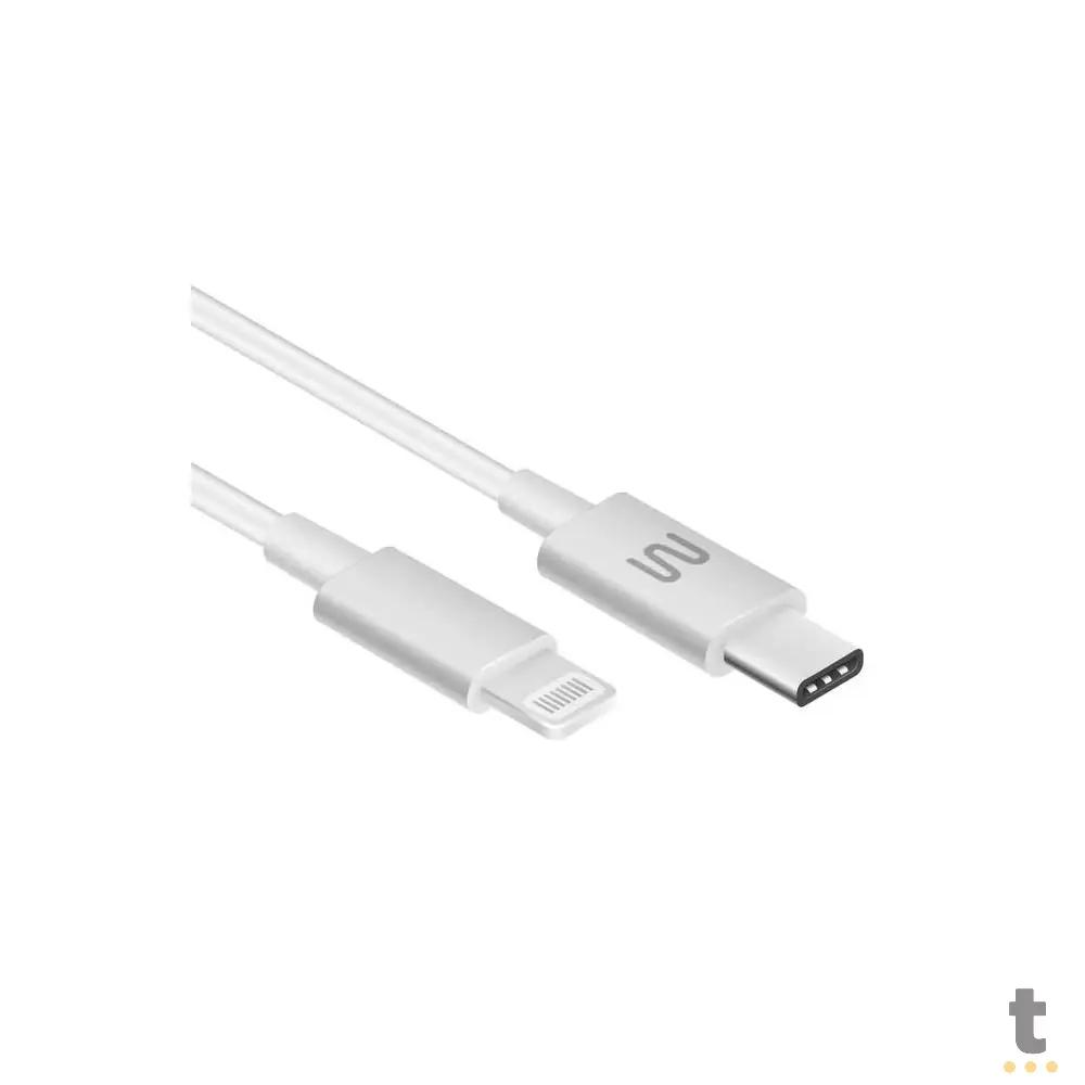 Cabo de Dados USB Tipo C p/ Lightning (Iphone) 1,2m Multi Branco - WI454 Truedata