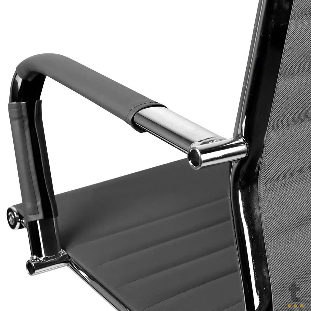 Cadeira Escritório Giratoria C/ Altura Ajustavel Vinik Sirius Cinza - COSSC02 Truedata