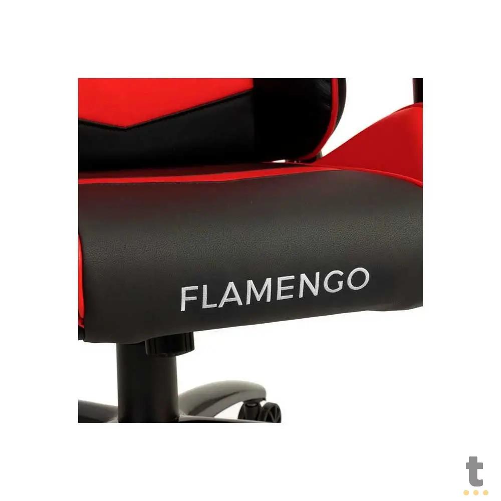 Cadeira Gamer DT3 Sports Elise Flamengo com Encosto Reclinável Vermelha e Preta - 11483-7 Truedata