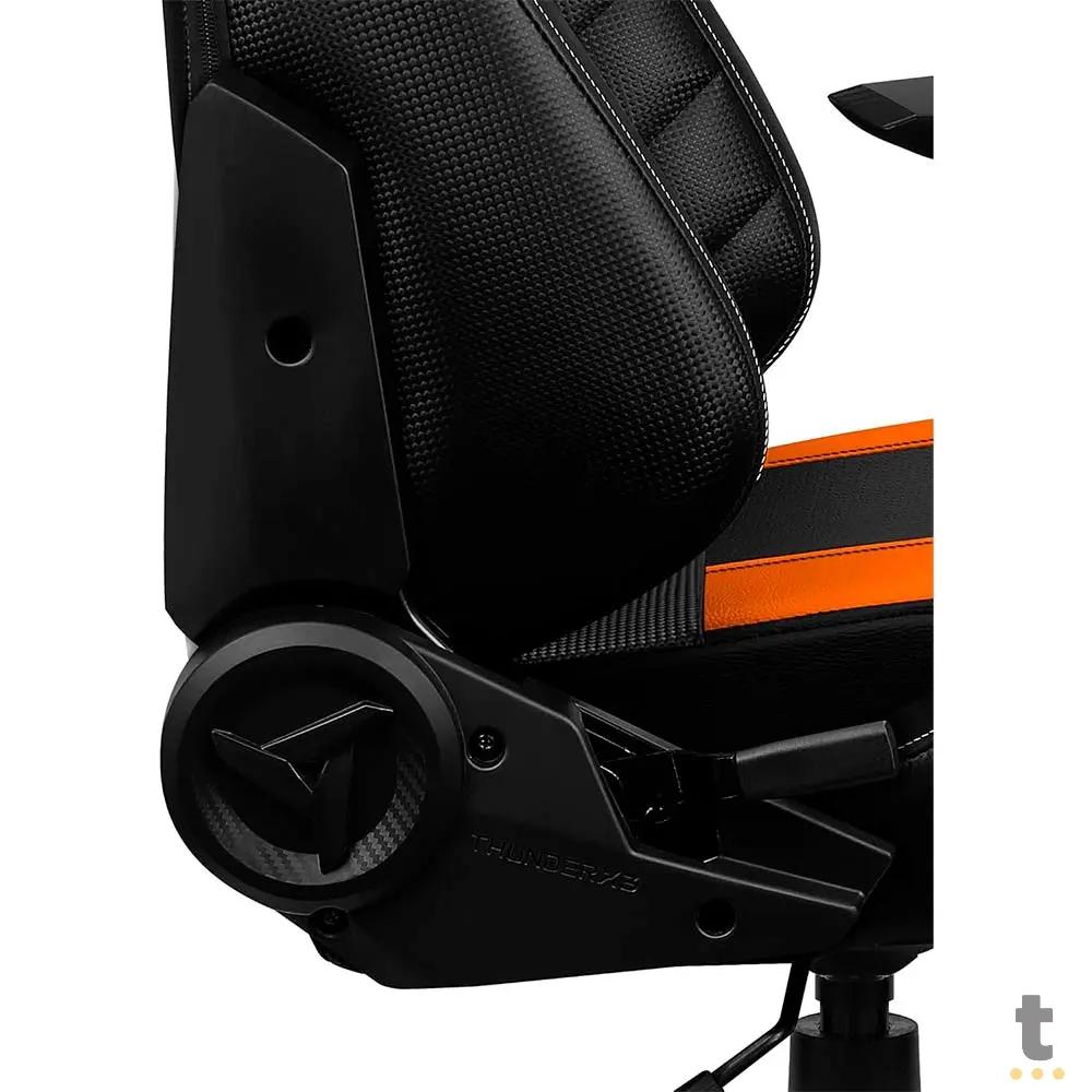 Cadeira Gamer Thunderx3 Tc3 Tiger Orange Preta/Laranja Truedata