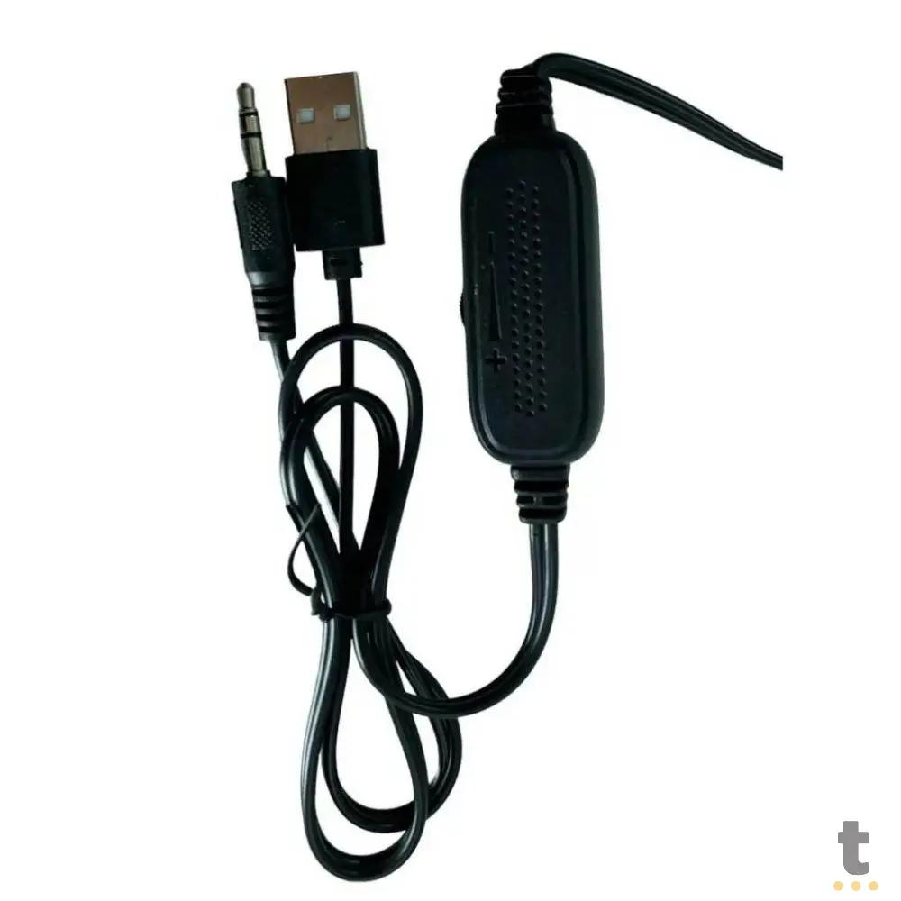 Caixa De Som Knup 2.1 Multimidia 12W RMS C/ Led Azul P2 - RO823 Truedata