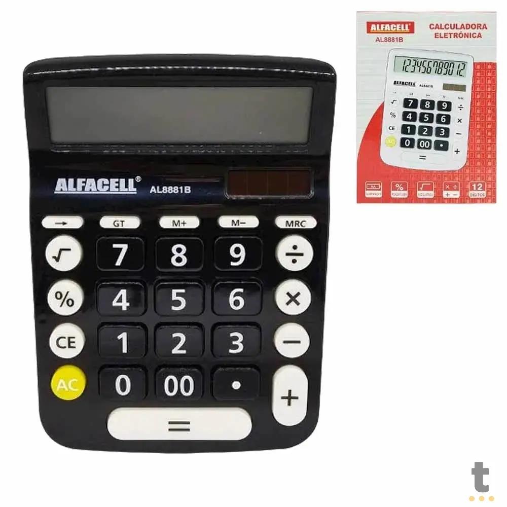 Calculadora De Mesa Alfacell 12 Digitos - AL8881B Truedata