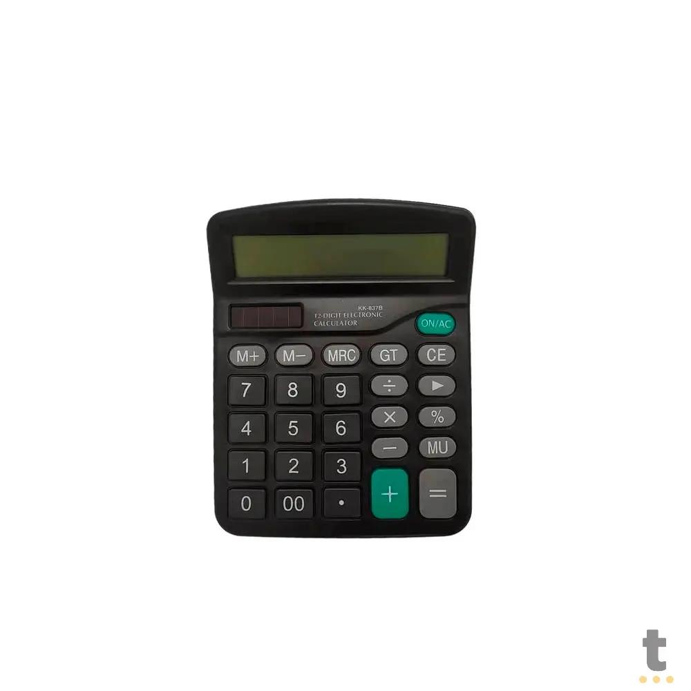 Calculadora De Mesa Leon 12 Digitos Preta - LO-837B Truedata