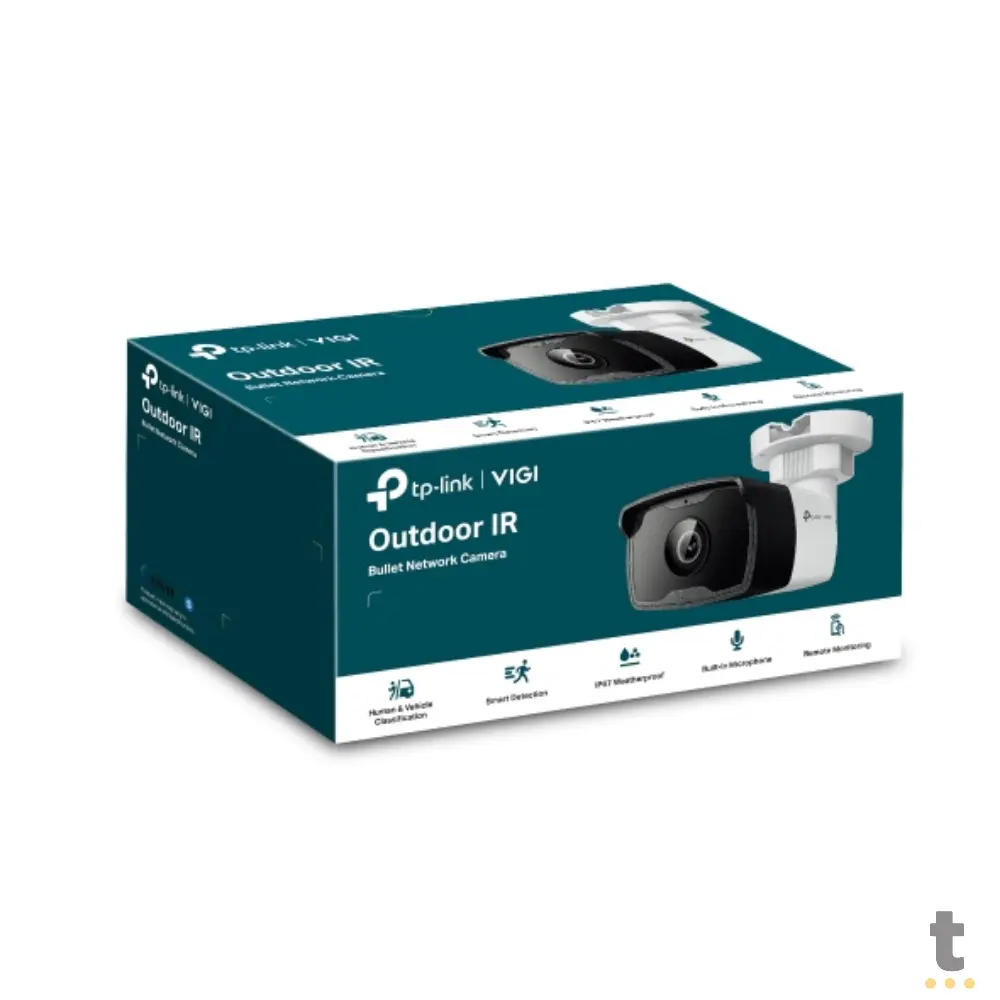 Camera de Segurança Bullet Tp-Link Vigi C330i 3mp Ip CFTV PoE C/ Detector Inteligente Branca - 243339 Truedata