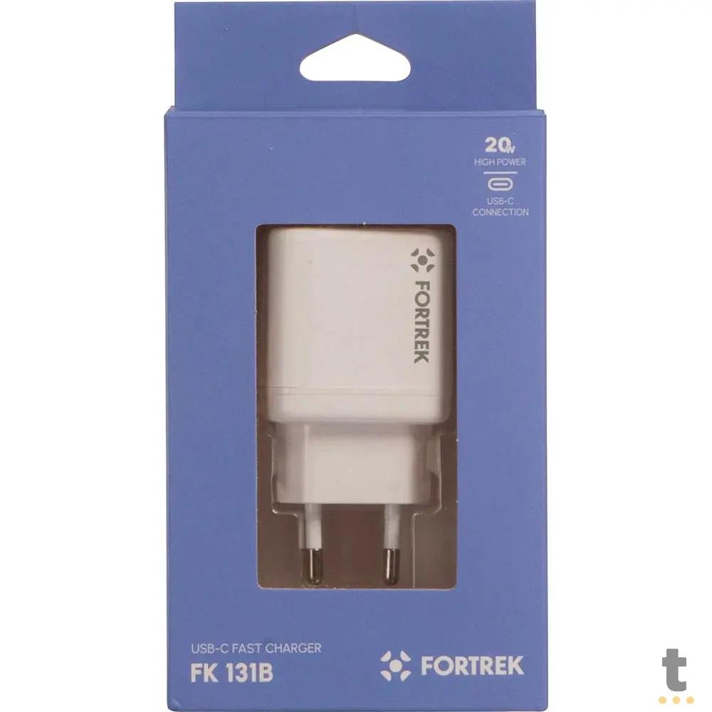 Carregador De Parede Usb-C Fortrek FK 131B 20w - 82661 Truedata