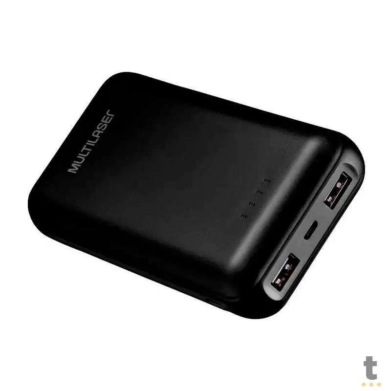 Carregador Portátil Power Bank Multilaser 20000Mah Polimero Concept 2 USB - CB144 Truedata