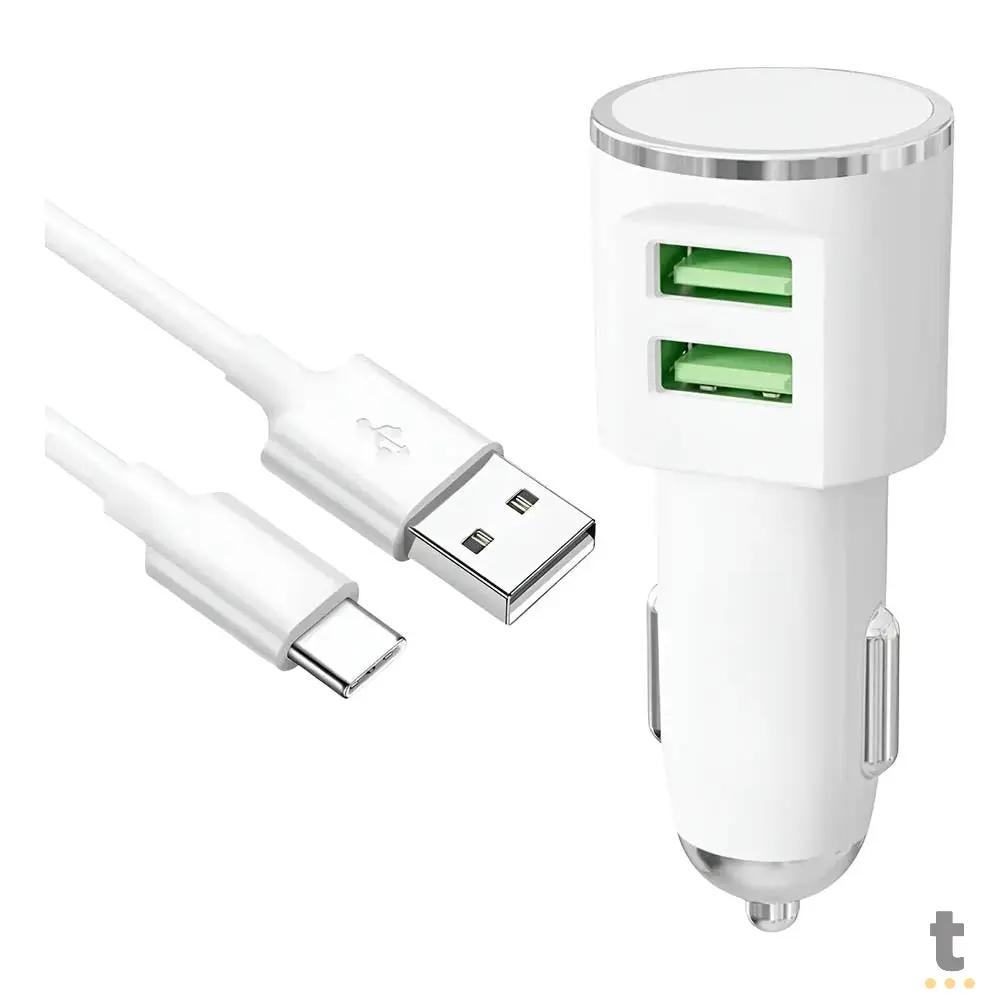 Carregador Veicular aGold C/ 2 Saídas USB 3.4A - CJ05-4 Truedata