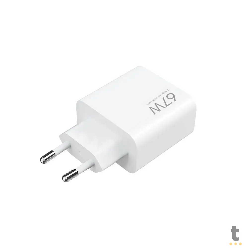 Carregador de Parede Turbo Usb / Usb-A 67W Xiaomi Branco - XM823BRA Truedata