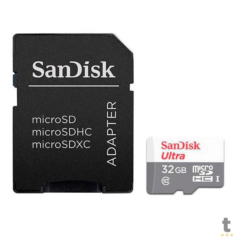 Cartao De Memoria 32gb Micro Sd Card Cl10 Sandisk-Sdsquns-032g-Gn3 Truedata