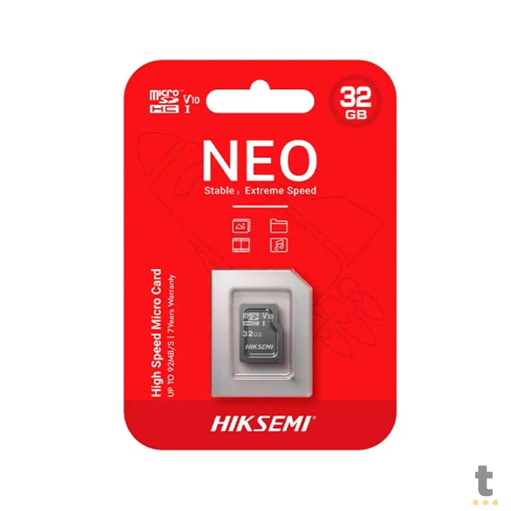 Cartão De Memória 32gb Micro Sd Card Hiksemi Cl10 - HS-TF-C1/32G Truedata
