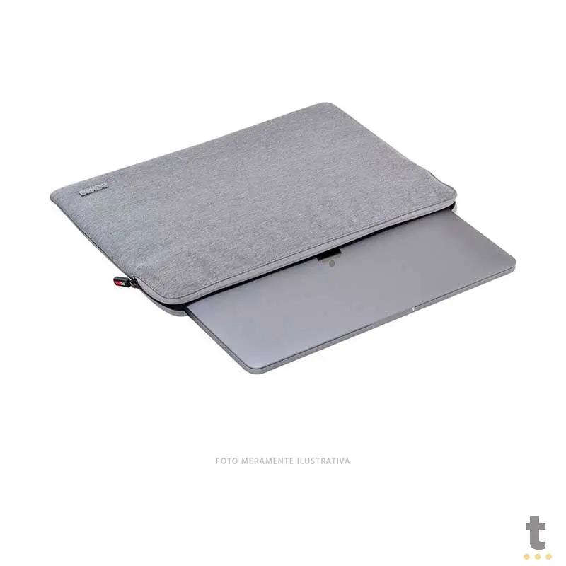 Case para Notebook 15 Impermeável em Poliéster PCYes Cinza Claro - TS-15G Truedata