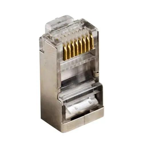 Conector Macho Blindado Rj45 Cat6 Mt6003-6bx Truedata