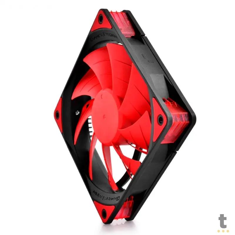 Cooler Fan para Gabinete Deepcool Led 120x25mm Red - TF120 Truedata