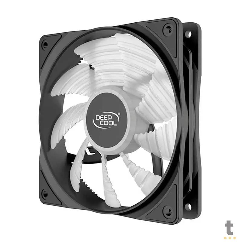 Cooler Fan para Gabinete Deepcool RF120R Led Vermelho 120mm - DP-FLED-RF120-RD Truedata