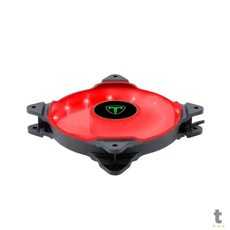 Cooler Fan para Gabinete T-Dagger Led Vermelho 120mm x 25mm - T-TGF300-R Truedata