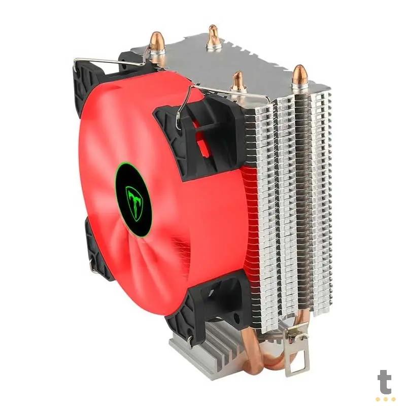 Cooler Para Processador Universal T-Dagger Indun R Led Vermelho - T-GC9109 R Truedata