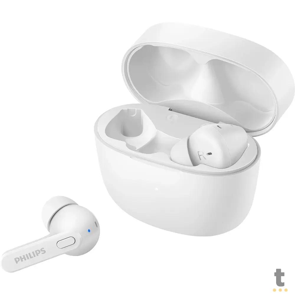 Fone De Ouvido Bluetooth True Wireless Philips Branco - TAT2206WT/00 Truedata