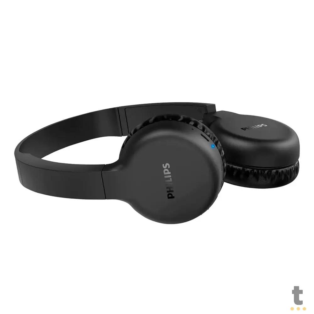 Fone de Ouvido Headphone Bluetooth Philips Preto - TAH1205BK/00 Truedata