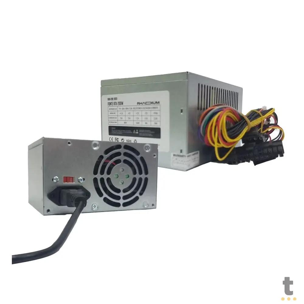 Fonte Atx 200w Rhadium 12v Truedata