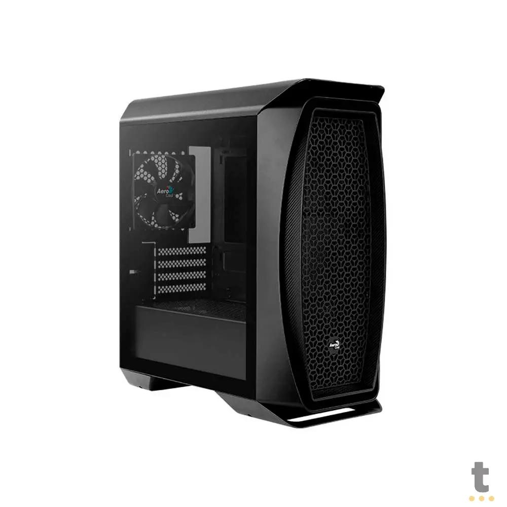Gabinete Gamer Aerocool Mini Tower Aero One Mini Preto Com Painel Vidro Temperado - 70161 Truedata