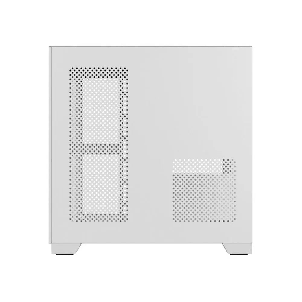 Gabinete Gamer PCYes Mid Tower Forcefield Branco Com Lateral e Frente em Vidro Temperado - GFFWGP Truedata