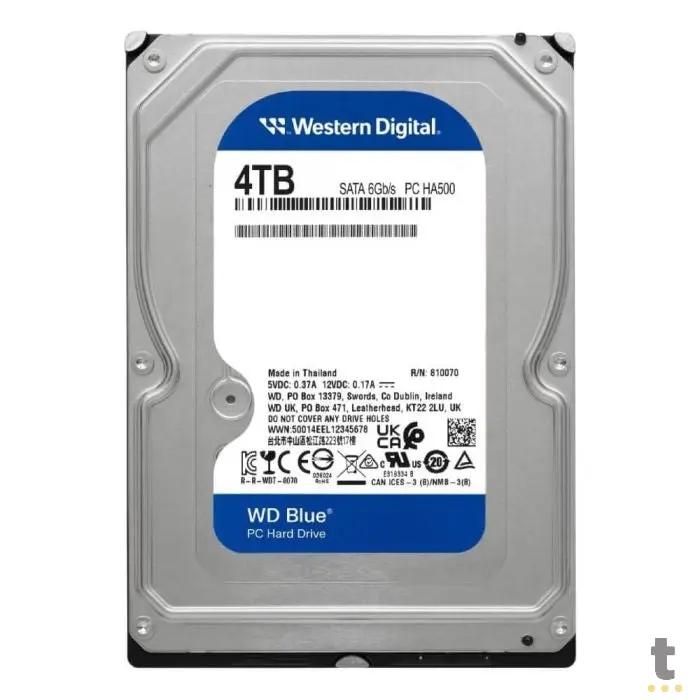 Hd 4tb Western Digital Wd Blue 5400rpm Sata 256mb 3.5" - WD40EZAX-00C8UB0 Truedata