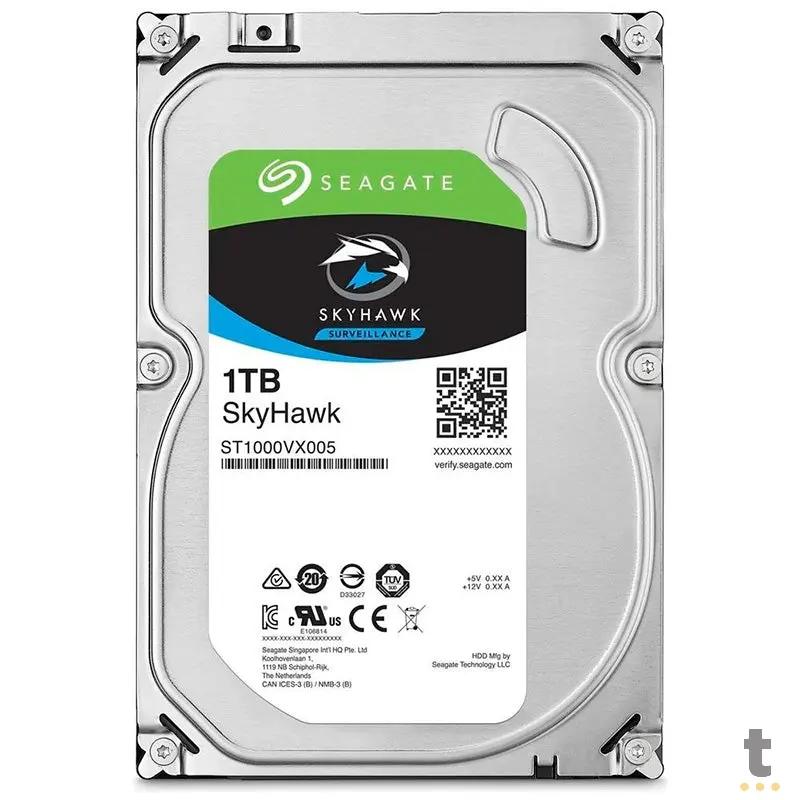 Hd Para Vigilância 1tb Seagate Skyhawk Sata 6gb/S - St1000vx005 Truedata
