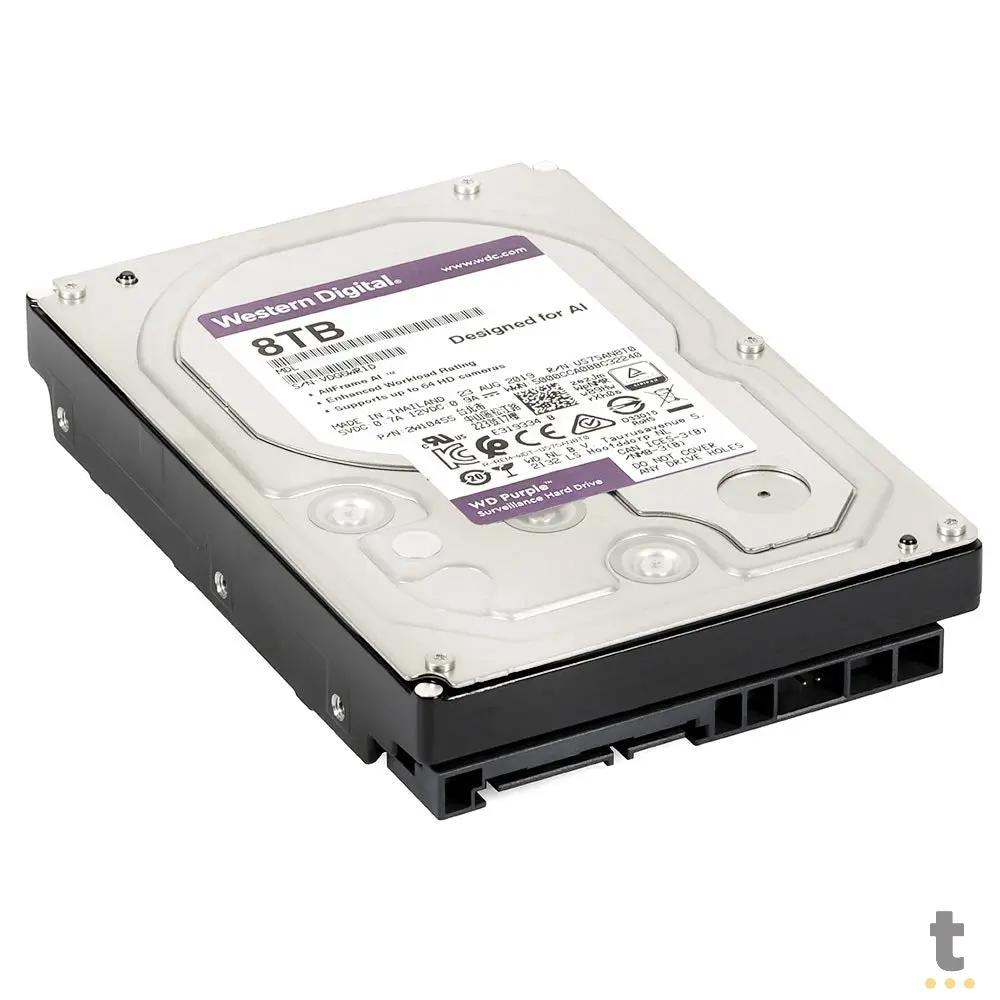 Hd Para Vigilância 8tb Western Digital Wd Purple Sata 6gb/S 128mb - WD84PURZ Truedata