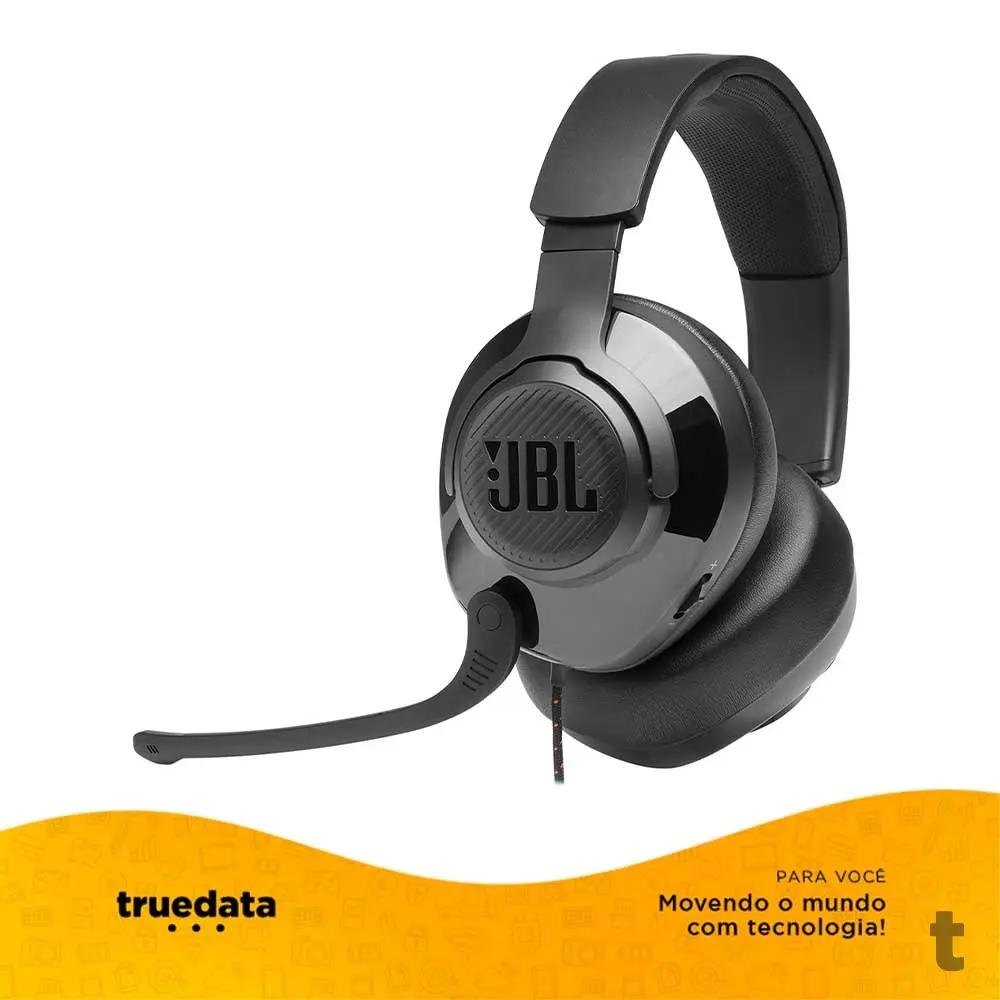 Headset Gamer Jbl Quantum 300 P2 com Adaptador USB Preto - 581596 Truedata