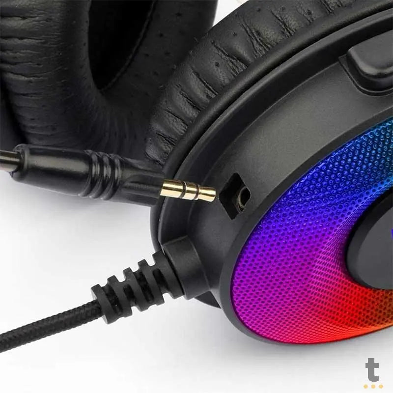 Headset Gamer Redragon Pandora 2 P2 USB RGB Preto - H350RGB-1 Truedata