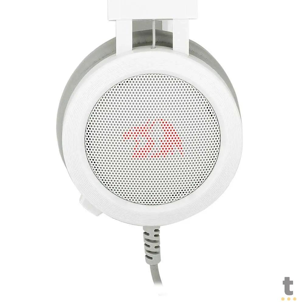 Headset Gamer Redragon Scylla Lunar White P2 Branco - H901W Truedata