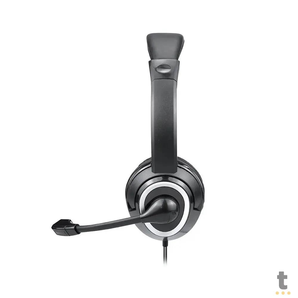 Headset Multilaser HF600 40mm Preto P3 C/ Adaptador USB - PH427 Truedata