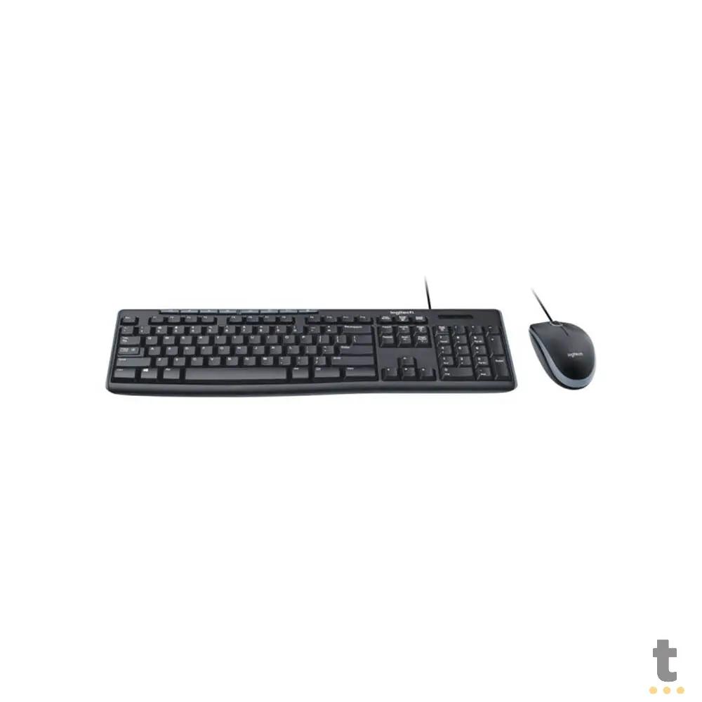 Kit Teclado E Mouse Com Fio Logitech Mk200 - 920-002718 Truedata