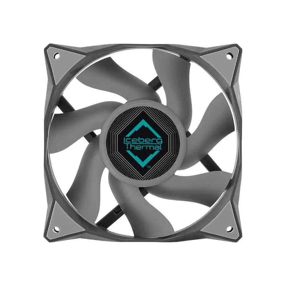 Kit c/ 3 Cooler Fan para Gabinete Iceberg Thermal IceGale Xtra 120mm Preto e Cinza Truedata