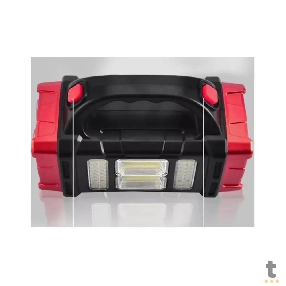 Lanterna Multifuncional Recarregável C/ Energia Solar e USB 1500mAh Usb Bommax - BM-A317 Truedata