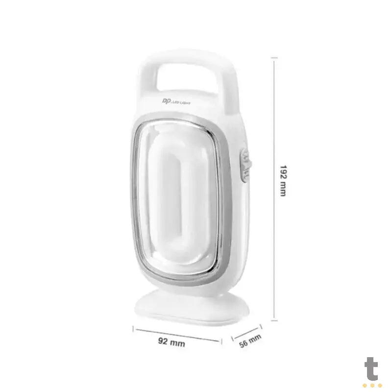 Lanterna Recarregável / Luz de Emergência Led Portátil 2.6W 1200Mah DP Led Light - DP-7158 Truedata
