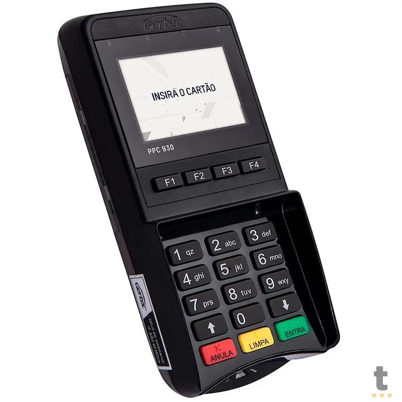Leitor De Cartão Pin Pad Gertec Ppc930 Usb Contactless Truedata