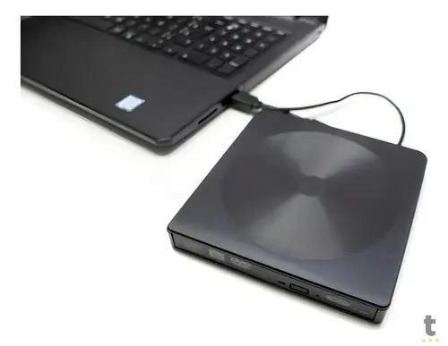 Leitor e Gravador de Cd / Dvd Externo USB 3.0 Knup - KP-LE300 Truedata