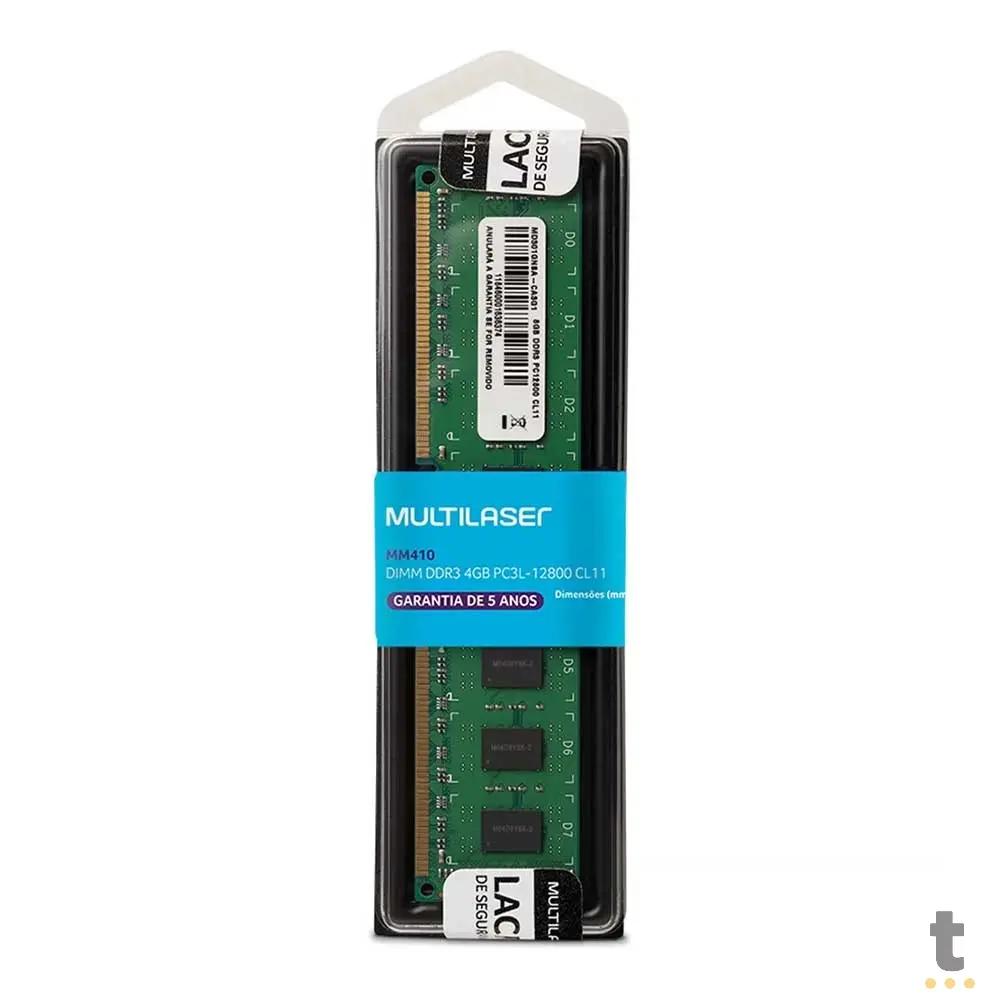Memoria DDR3 4GB 1600Mhz Multilaser - MM410 - Bulk (Sem embalagem) Truedata