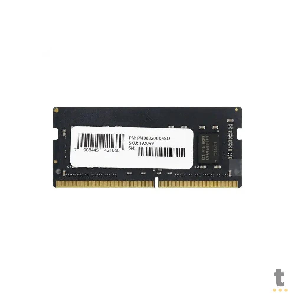 Memoria para Notebook Ddr4 8gb 3200mhz PCYes Sodimm - PM083200D4SO Truedata