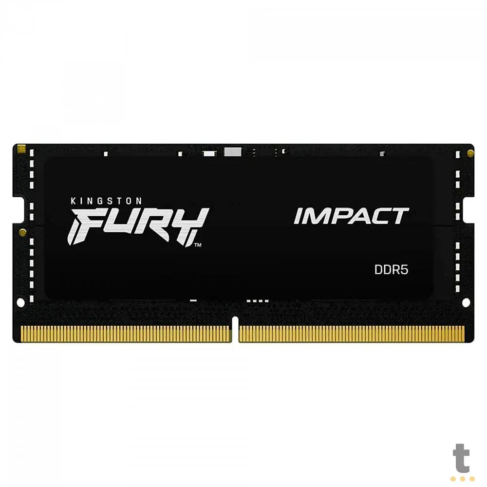 Memoria para Notebook Ddr5 32gb 4800Mhz Kingston Fury Impact CL38 - KF548S38IB-32 Truedata